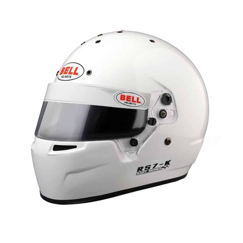 Bell RS7-K white helmet
